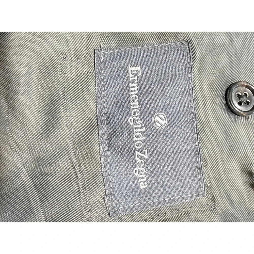 Ermenegildo Zegna Gray Suit‎ Jacket Blazer Menswear Made in Switzerland 44